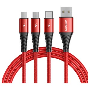Joyroom Cable Type C 3In1 S1230 Red