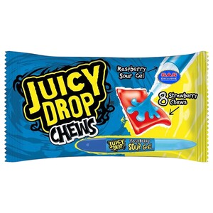 Juicy Drop Chews Raspberry Sour Gel 67G