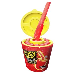 Juicy Drop Gummy Dipperz Strawberry With Sour Gel 96G