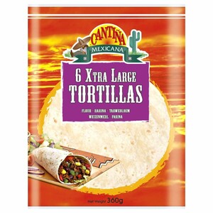 Cantina Tortillas 6 Pieces 360G