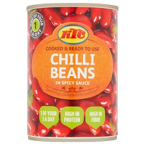 Ktc Cooked & Ready To Use Chilli Beans In Spicy Sauce 400G