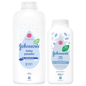 Johnson's Cornstarch Powder 400G + 200G