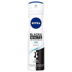Nivea Women Deodorant Black & White Invisible Pure 150Ml