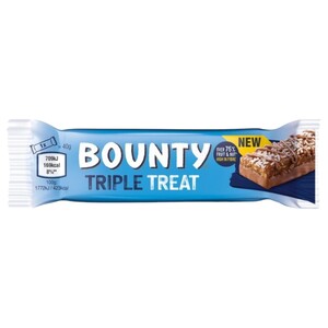 Bounty Triple Treat Fruit, Nut & Chocolate 40G