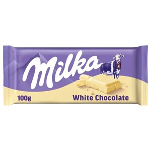 Milka White Chocolate 100G