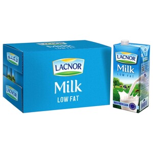 Lacnor Milk Low Fat 1L X12