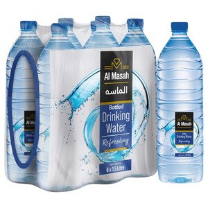 Al Masah Bottled Drinking Water 1.5L X6