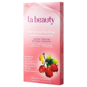La Beauty Hair Removal Strips Sensitive 16 Pieces