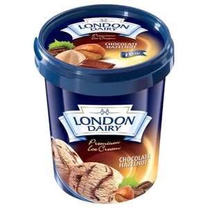 London Dairy Ice Cream Tub Hazelnut Chocolate Low Calorie 473Ml