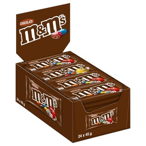 M&Ms Chocolate Bag 45G X24