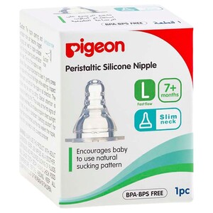 Pigeon S-Type Peristaltic Nipple Large 1 Piece