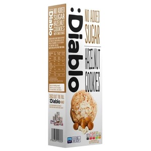 Diablo Hazelnut Cookies No Added Sugar 135G