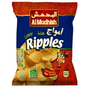 Al Mudhish Ripple Crunch Hot Sauce Chips 15G
