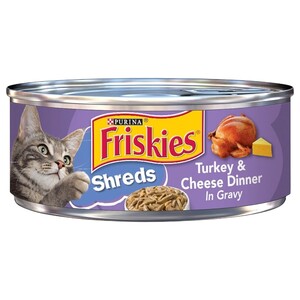 Friskies Cat Food Turkey & Cheese 156G