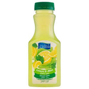 Al Rawabi Juice Lemon & Mint No Added Sugar 350Ml