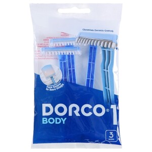 Dorco Disposable Razor Single Blade Body Men 3 Pieces