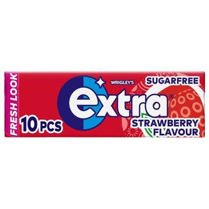 Wrigley's Chewing Gum Extra Strawberry 10 Pieces