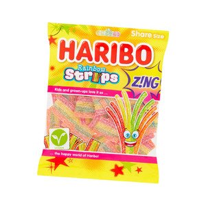 Haribo Rainbow Strips 130G