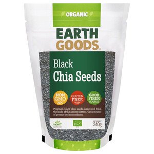Earth Goods Black Chia Seeds Organic 340G