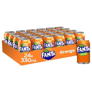 Fanta Soft Drink Orange 330Ml X24