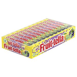 Fruit-Tella 2In1 Lemon & Grape 32.4G X20