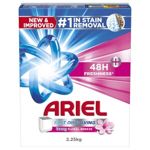 Ariel Fast Dissolving Laundry Powder Floral Breeze 2.25Kg