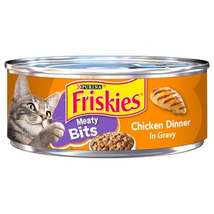 Friskies Cat Food Meaty Bites Chicken 156G
