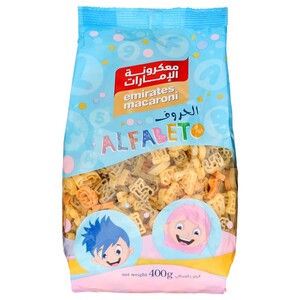 Emirates Tricolor Pasta Alphabet Shape 400G