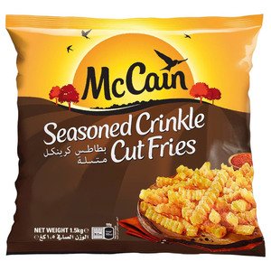 Mccain Seasoned Crinkle Cut Fries 1.5Kg