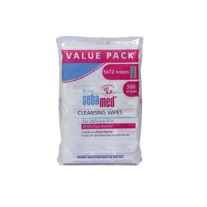 Sebamed Baby Cleansing Wipes 72 Sheets 5 Pcs Offer