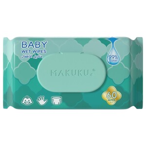 Makuku Baby Wet Wipes 60 Sheets