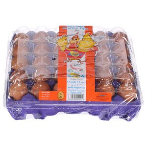Saha Eggs Brown Medium 30 Pieces