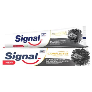 Signal Toothpaste Complete 8 Charcoal 75Ml