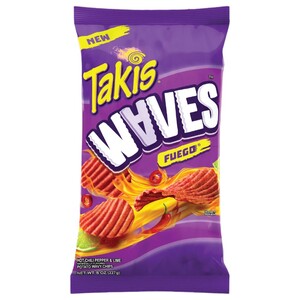 Takis Potato Chips Waves Fuego Hot Chili Pepper & Lime 227G