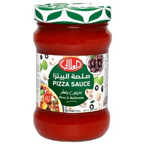 Al Alali Pizza Sauce Olives & Mushrooms 640G