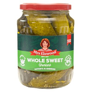 Mrs Elswood Whole Sweet Gherkins 670G