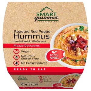 Smart Gourmet Roasted Red Chilli Hummus 225G