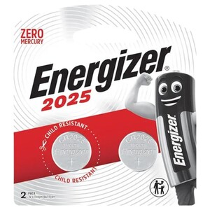 Energizer Lithium Battery 2025 2 Pieces