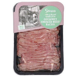 Senora Gourmet Smoked Beef Bacon 220G
