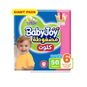 Baby Joy Junior Baby Diaper Pants Giant Pack Xxl Size 6 16+ Kg 50 Pcs