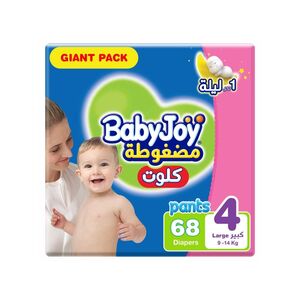 Baby Joy Baby Diaper Pants Giant Pack Large 10 - 18 Kg 68 Pcs