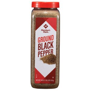 Member's Mark Fine Ground Black Pepper 510G