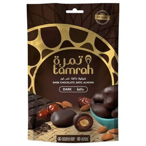 Tamrah Dark Chocolate Dates With Almonds 100G