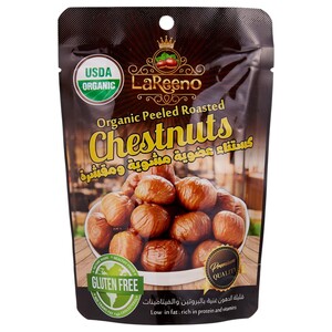Lareeno Peeled Roasted Chestnuts Organic 100G