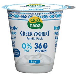 Nada Greek Yoghurt Plain Zero Fat 360G