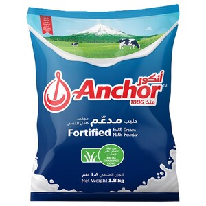 Anchor Milk Powder Full Cream Bag 1.8Kg