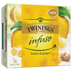 Twinings Infuso Lemon & Ginger 50 Bags