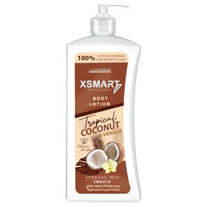 Xsmart Body Lotion Tropical Coconut & Vanilla 600Ml