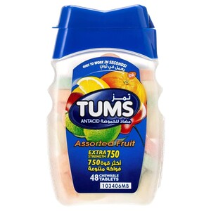 Tums Antacid Extra Strength Tablets 48 Pieces