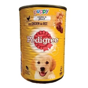 Pedigree Puppy In Jelly With Chicken And Rice 400G